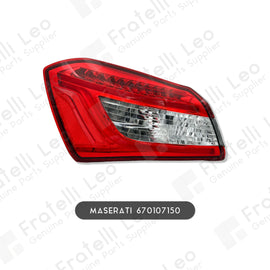 MASERATI GHIBLI Originale Fanale Posteriore  Esterno Sinistro   670107150 /670008482