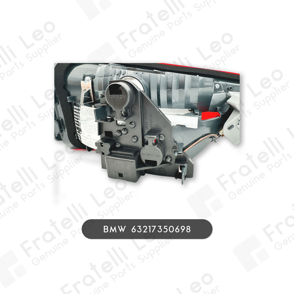 BMW X1 Originale Fanale Posteriore LED Interno DX 63217350698 63212710636