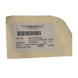 Aston Martin Cablaggio linee vuoto motore AG43-9E498-AA