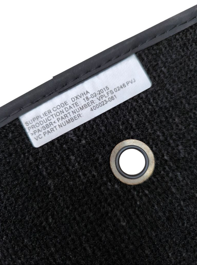 Land Rover Set Tappetini di Lusso in Moquette Ebony OEM VPLFS0246PVJ