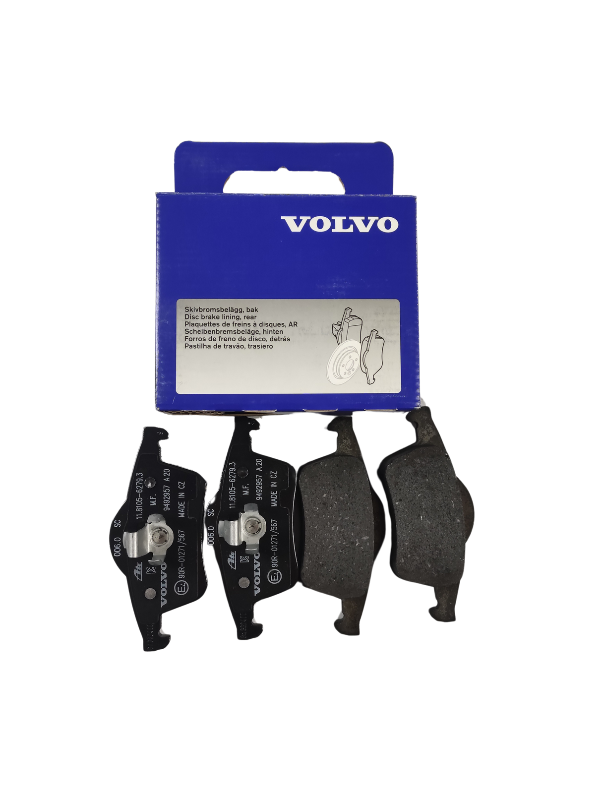 OEM 30648382 VOLVO V70 XC70 Originale Pastiglie Freno Posteriori